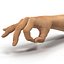 Man Hands 2 Rigged for Cinema 4D