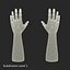 Man Hands 2 Rigged for Cinema 4D