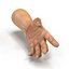Man Hands 2 Rigged for Cinema 4D