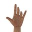 Man Hands 2 Rigged for Cinema 4D