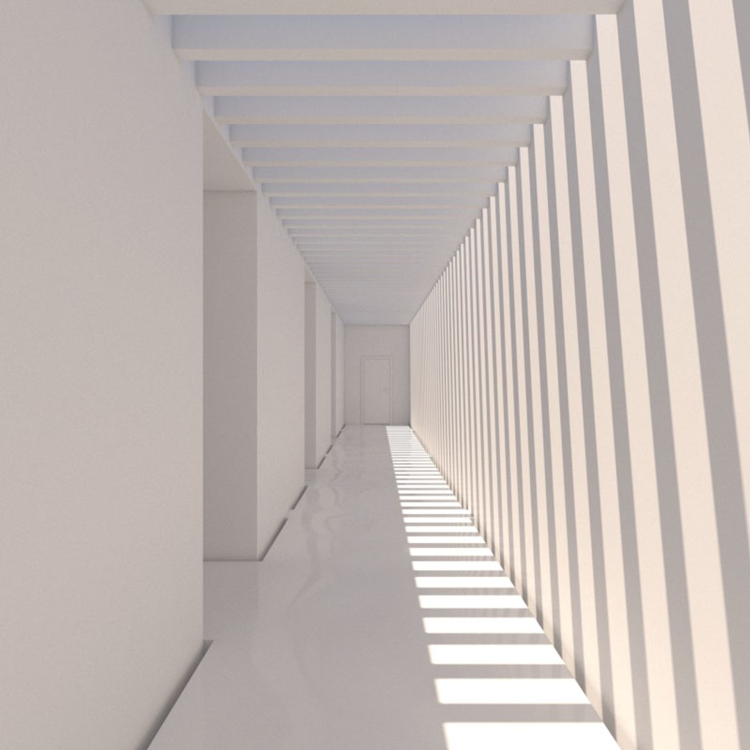 Hallway Hall 3D Model - TurboSquid 1431309