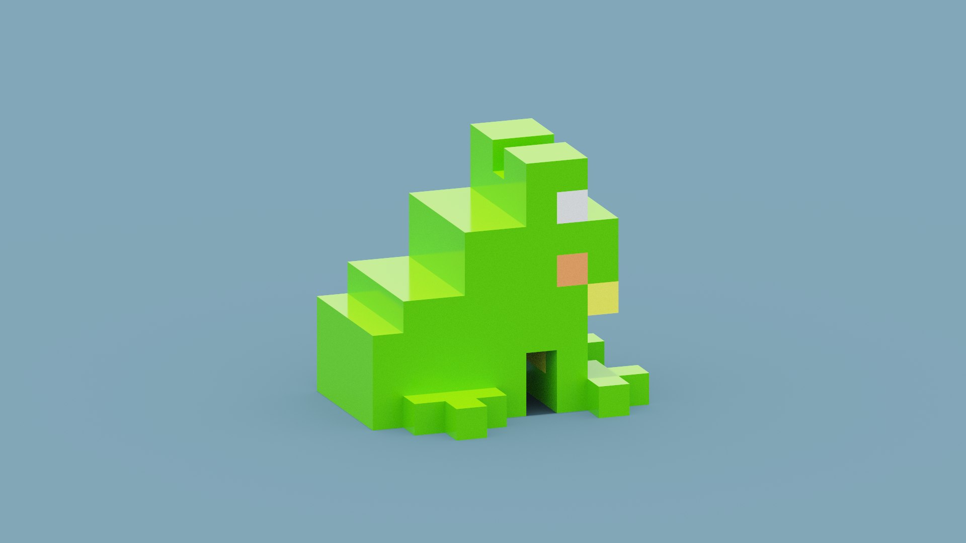 3D Voxel Frog https://p.turbosquid.com/ts-thumb/6x/lGfHWL/0M/spin202205292352090007/png/1653858746/1920x1080/fit_q87/98972200c4bab652914ccd8cae658cb6eaa82dac/spin202205292352090007.jpg