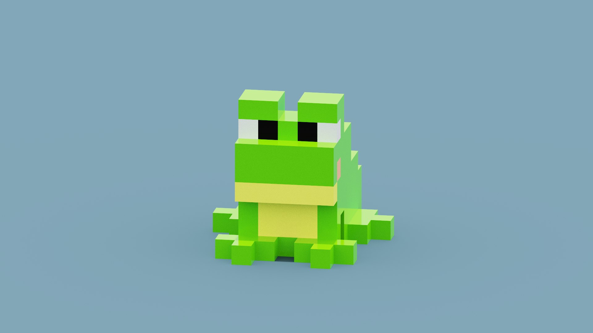3D Voxel Frog https://p.turbosquid.com/ts-thumb/6x/lGfHWL/HA/spin202205292352090011/png/1653858598/1920x1080/fit_q87/545b771d0e868692e08eb510832931646c829cb0/spin202205292352090011.jpg