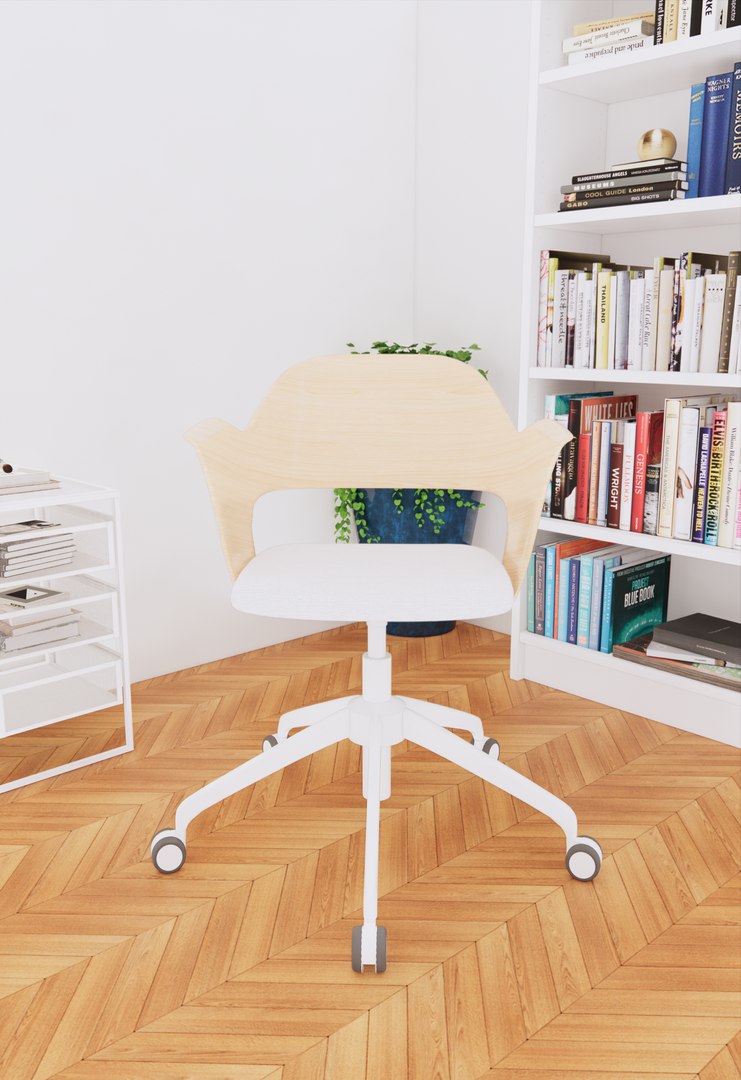 3D Desk Chair IKEA FJALLBERGET TurboSquid 1963499