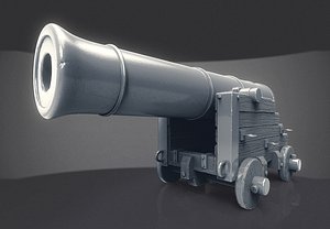 war cannon 3D model