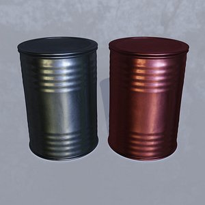 3D explosive barrel model