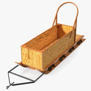 3D model Box Freight Sled