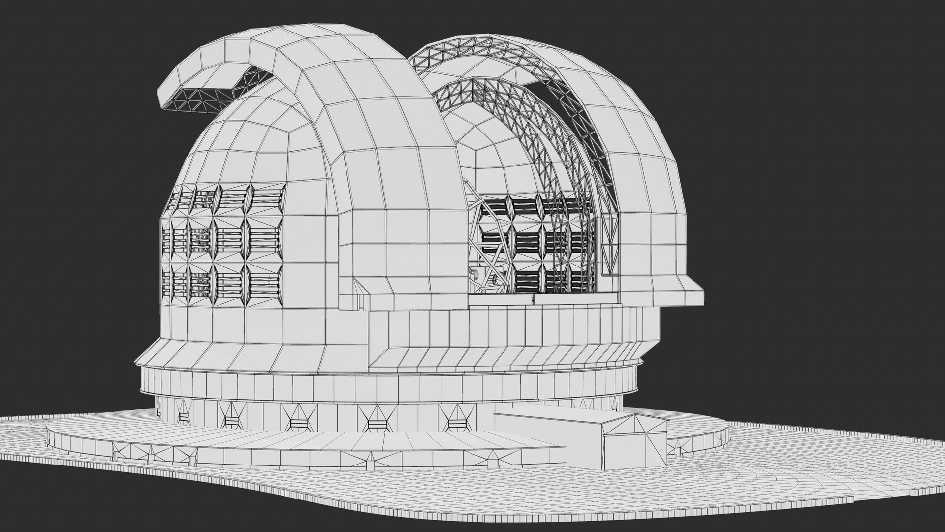 3D Extremely Large Telescope ELT PBR https://p.turbosquid.com/ts-thumb/6x/qYkgFE/ot/screenshot086/png/1750806284/1920x1080/fit_q87/030d67c57fcca2e1d7dbd20fafc94e2f29452194/screenshot086.jpg