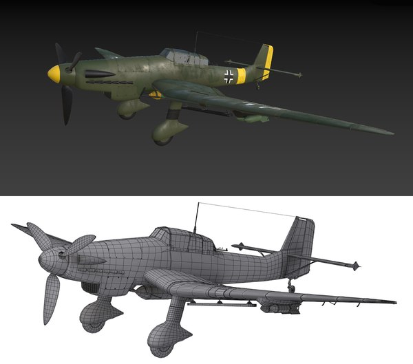 3D WW2 German Aircraft