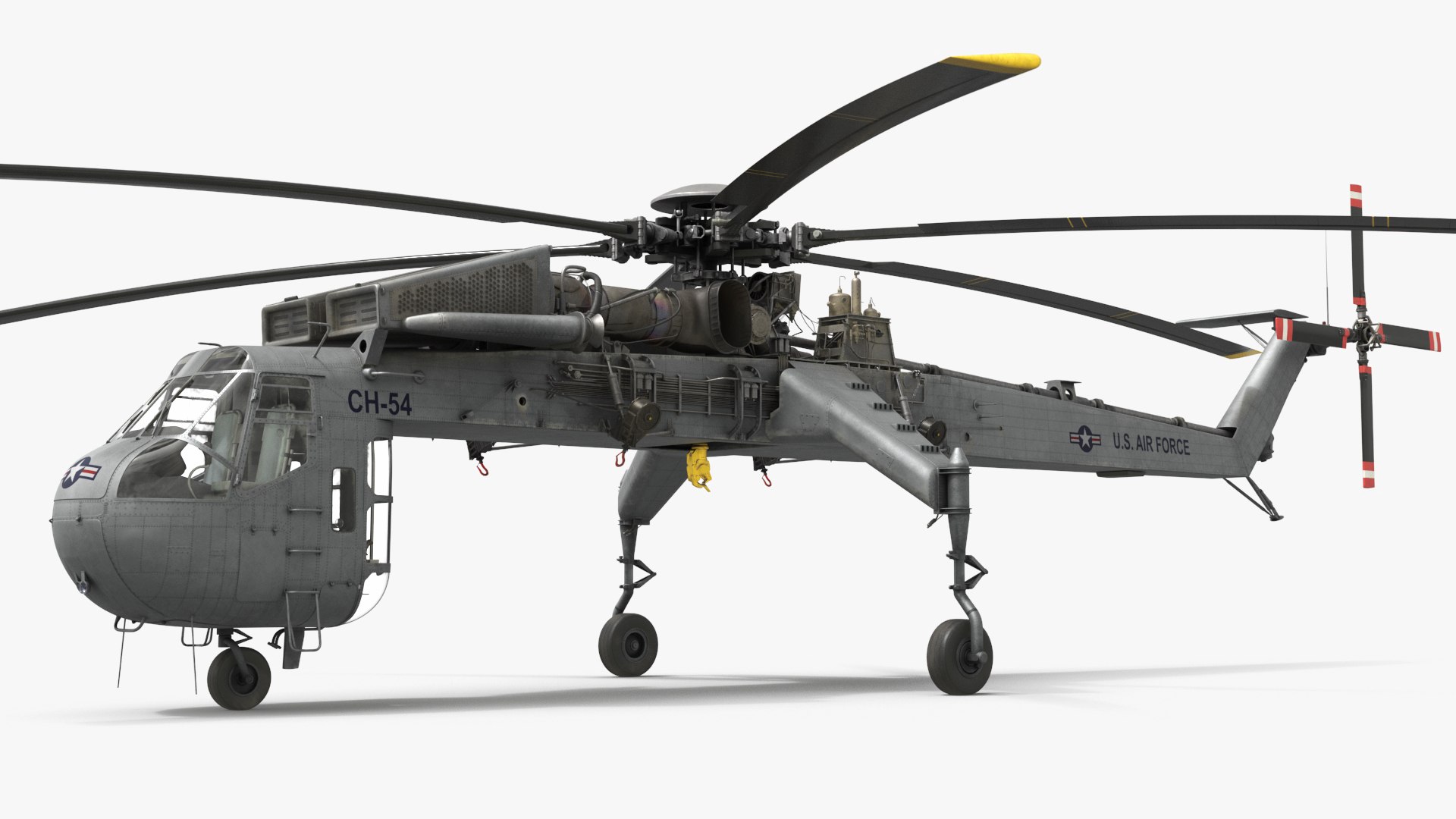 Sikorsky CH-54 Tarhe Helicopter Simplified