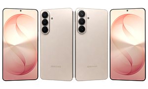 3D Samsung Galaxy S26 Pink Gold