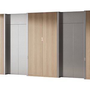583 elevator lobby design 03 lift door and wall panels CORONA 2024