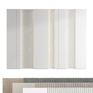 Decorative wall panel set 133