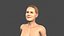 Bella mujer-personaje 3d aparejado