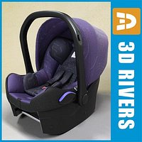 Purple Infant car seat by 3DRivers