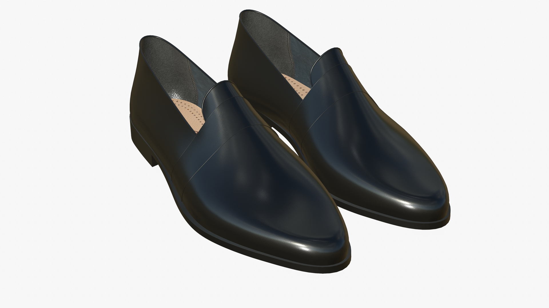 Black Shoes 3D Model - TurboSquid 1945803