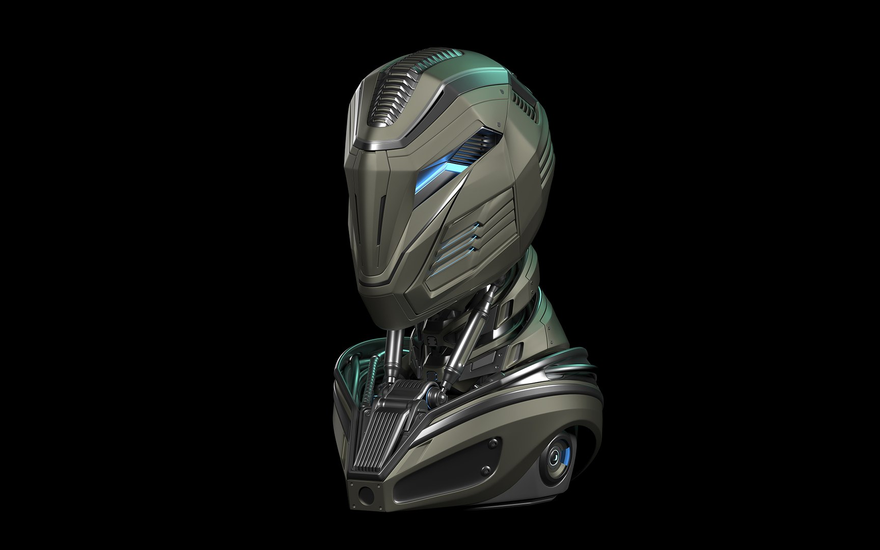Robot Mech Head 3D - TurboSquid 1829164