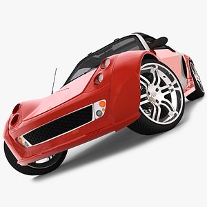3d smart roadster brabus coupe