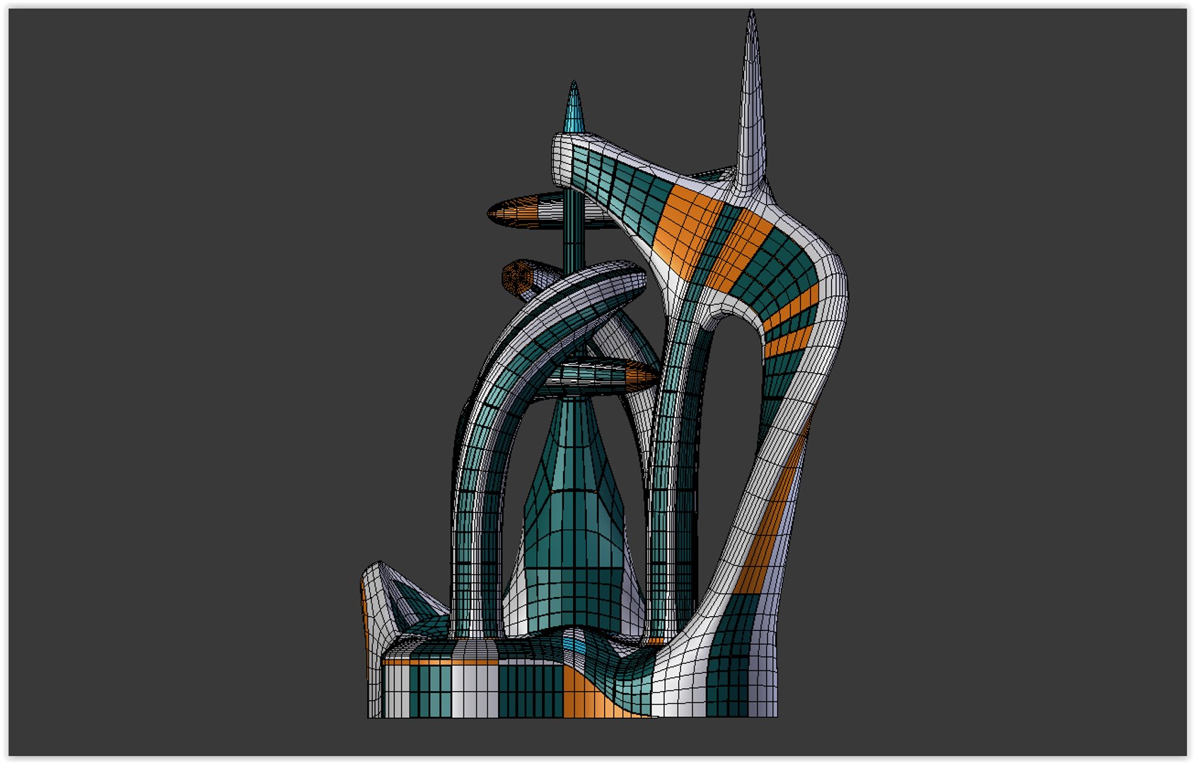 Futuristic Skyscraper 3D Model - TurboSquid 1421719