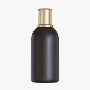 Black Cosmetic Bottle 01 3D model