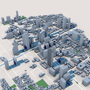 King Power Mahanakhon Baiyoke Tower II Bangkok Thailand model