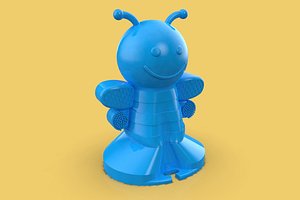 CUTE BABY RATTLE TEETHER TOY BEE WASP 3D model