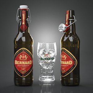 bernard jantarovy beer bottles max