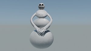 3D snowman snow man