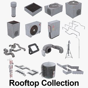 3D rooftop colletion roof model