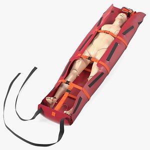 3D Med Sled with Manikin model