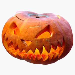 halloween jack o pumpkin 3d max