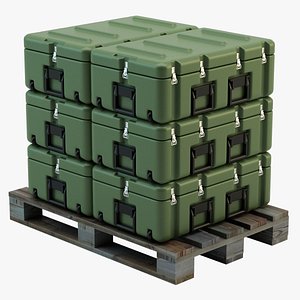 Military Case on Pallet