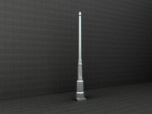 3dsmax antique street lamp