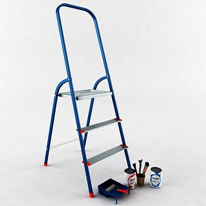 3d ladder paint brushes