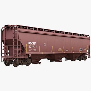 Railcar Covered Hopper Car C114