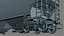 covered hopper car c114 3D model