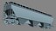 covered hopper car c114 3D model