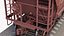 covered hopper car c114 3D model