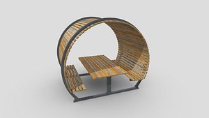 Round Outdoor Seating model