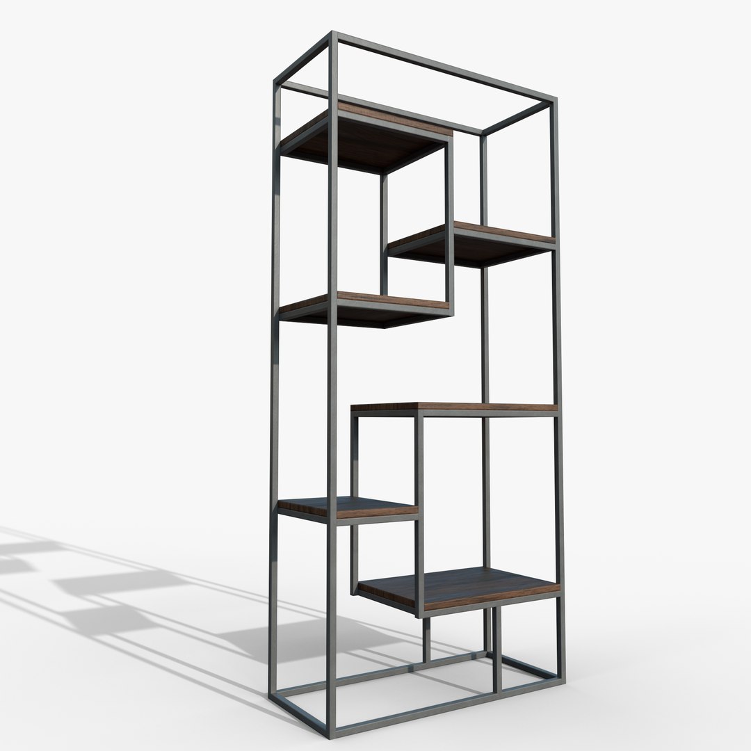Bookshelf concept 3D model - TurboSquid 2082152