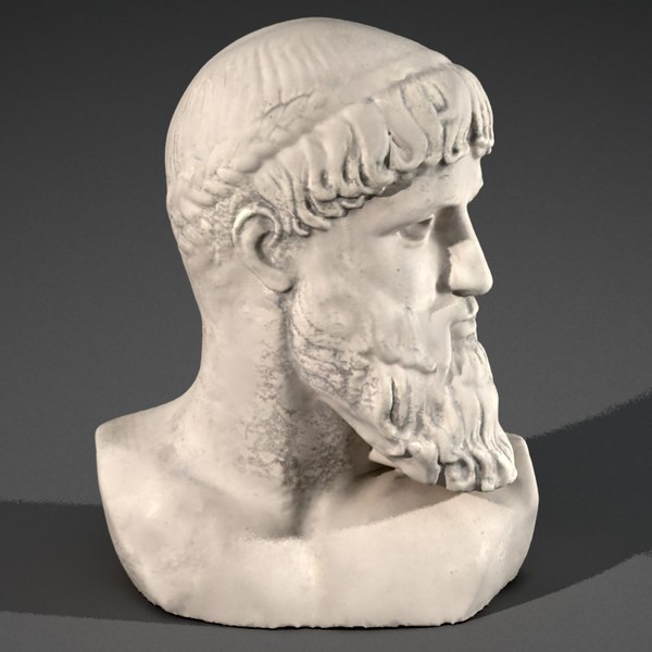 3d zeus statue model