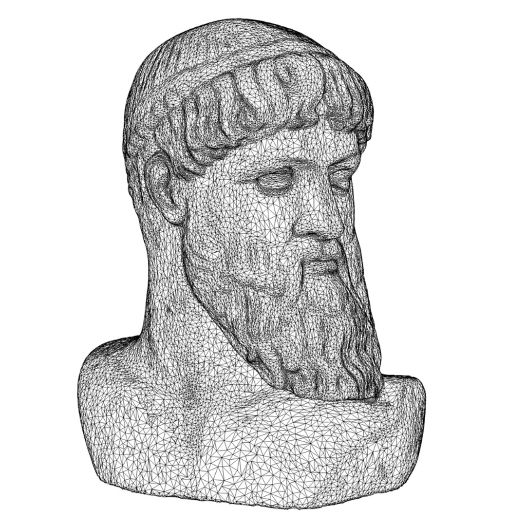 3d Zeus Statue Model