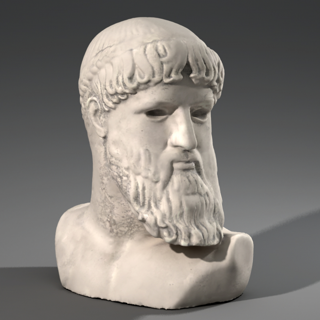 3d zeus statue model