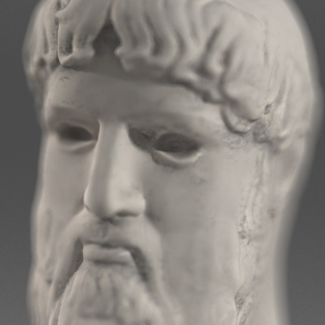 3d Zeus Statue Model