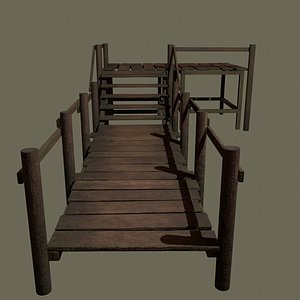 3D wooden modular dock