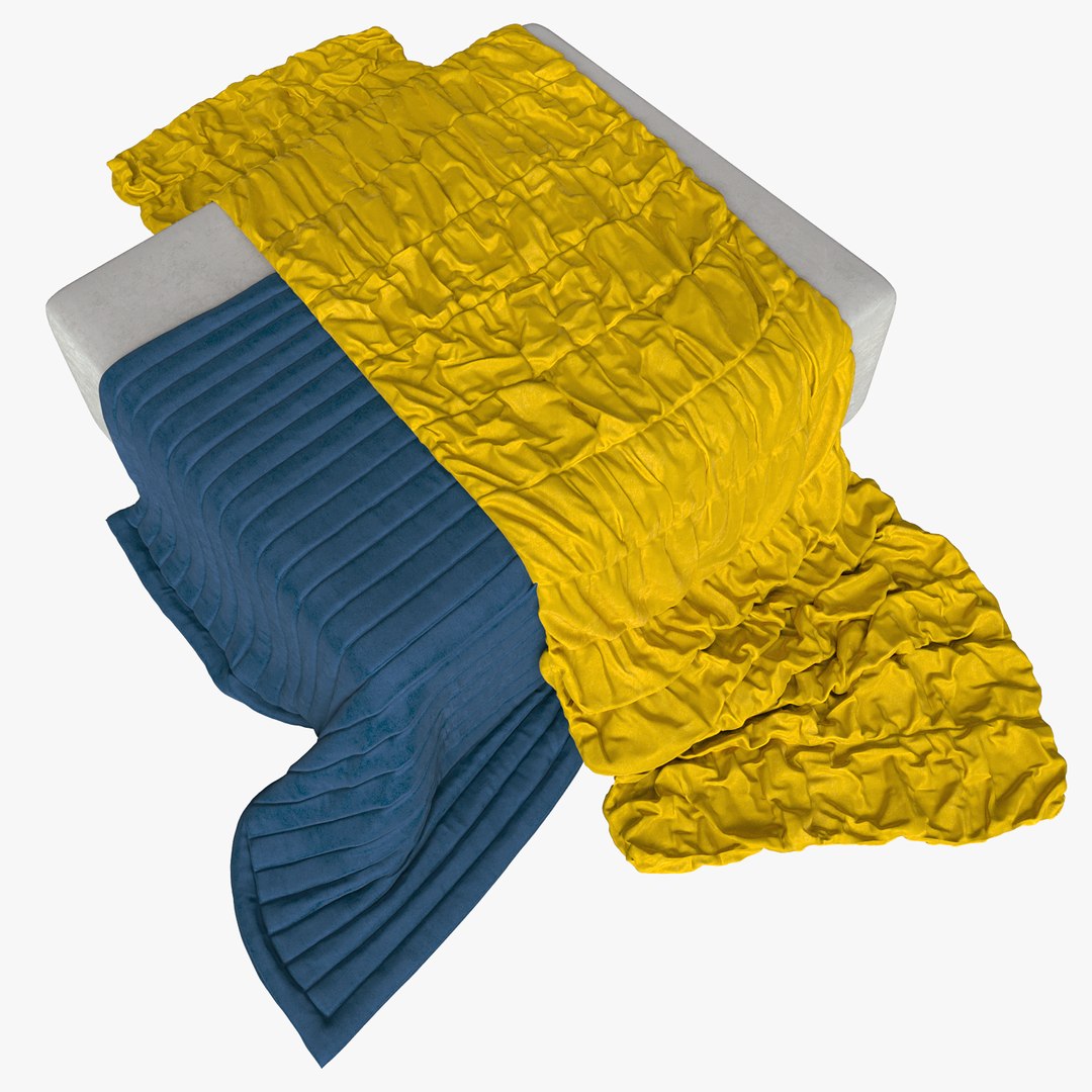 Quilted Light Blanket 3D TurboSquid 2063396