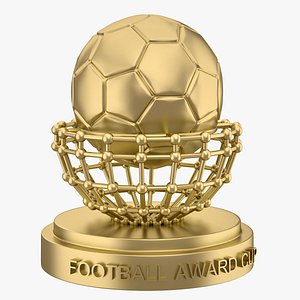 3d model football award cup