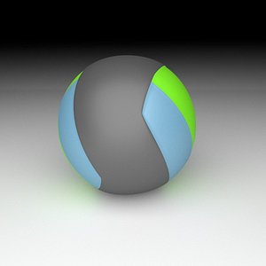 3d model beach ball