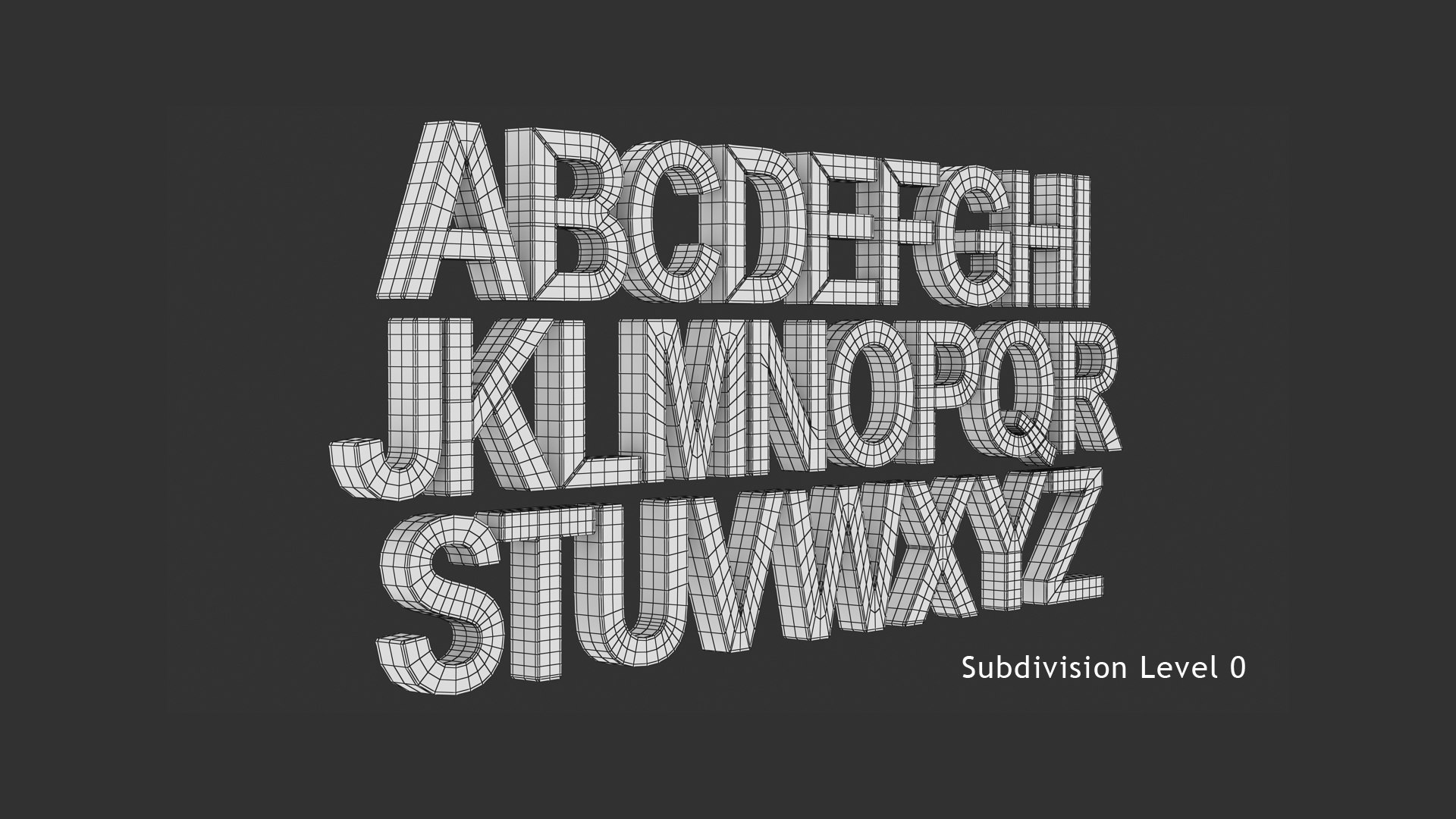 3d alphabet letter subdivided https://p.turbosquid.com/ts-thumb/6y/vgVXAg/Ka/11/jpg/1722852657/1920x1080/fit_q87/f2f431256290cfb3dd62a9558ed06eb5ae95515d/11.jpg