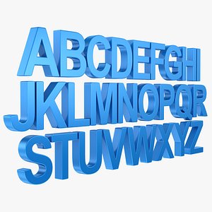 Alphabet - Arial Subdivision
